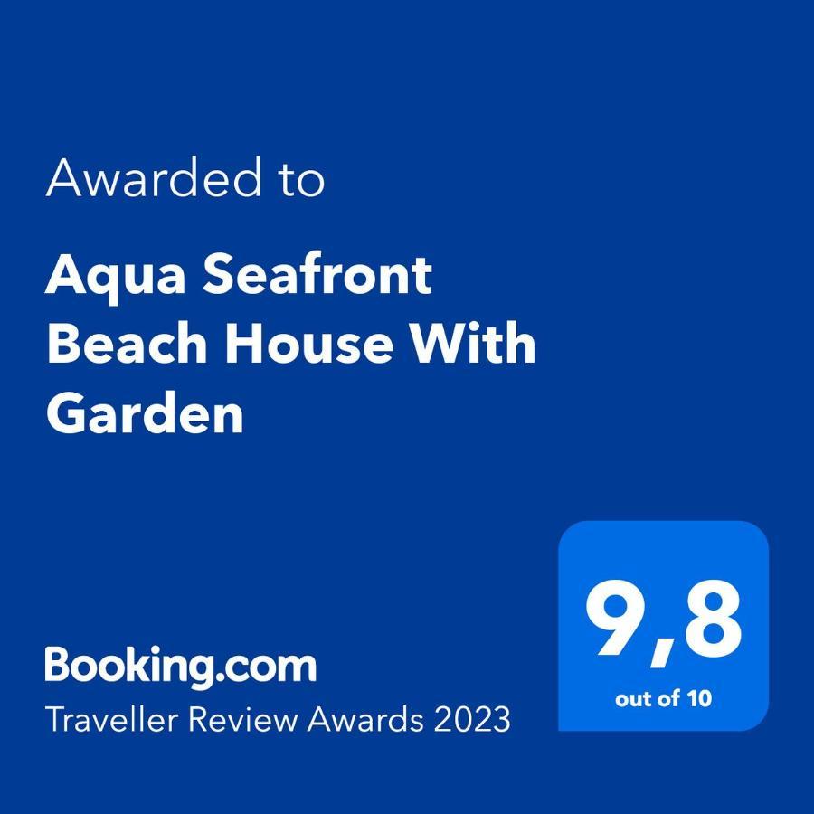 Aqua Seafront Glyfada Corfu Beach House With Garden Екстер'єр фото