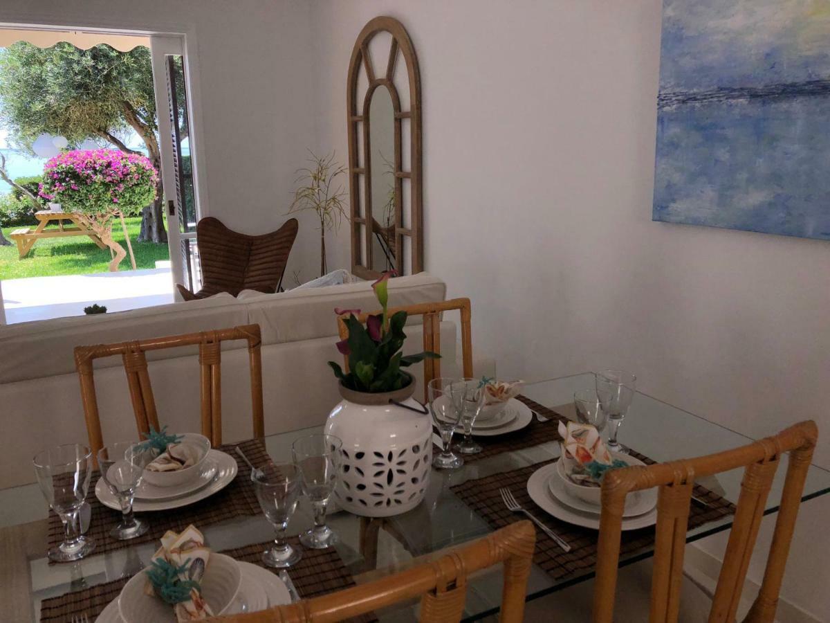 Aqua Seafront Glyfada Corfu Beach House With Garden Екстер'єр фото